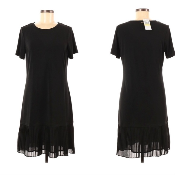 𝅺michael MICHAEL KORS black dress. Shift style. M - Picture 1 of 5